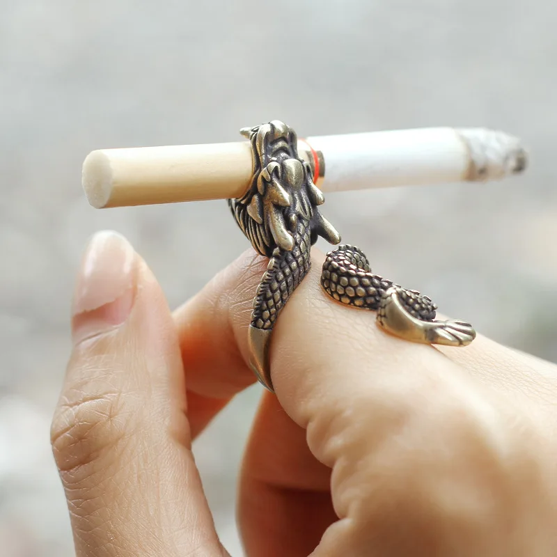 Vape Ring - Retro Drache Zigarettenspitze Ring Rack Finger