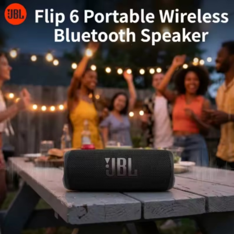 Jbl Speaker Flip 6 - JBL Flip 6 Tragbarer Kabelloser Bluetooth-Lautsprecher