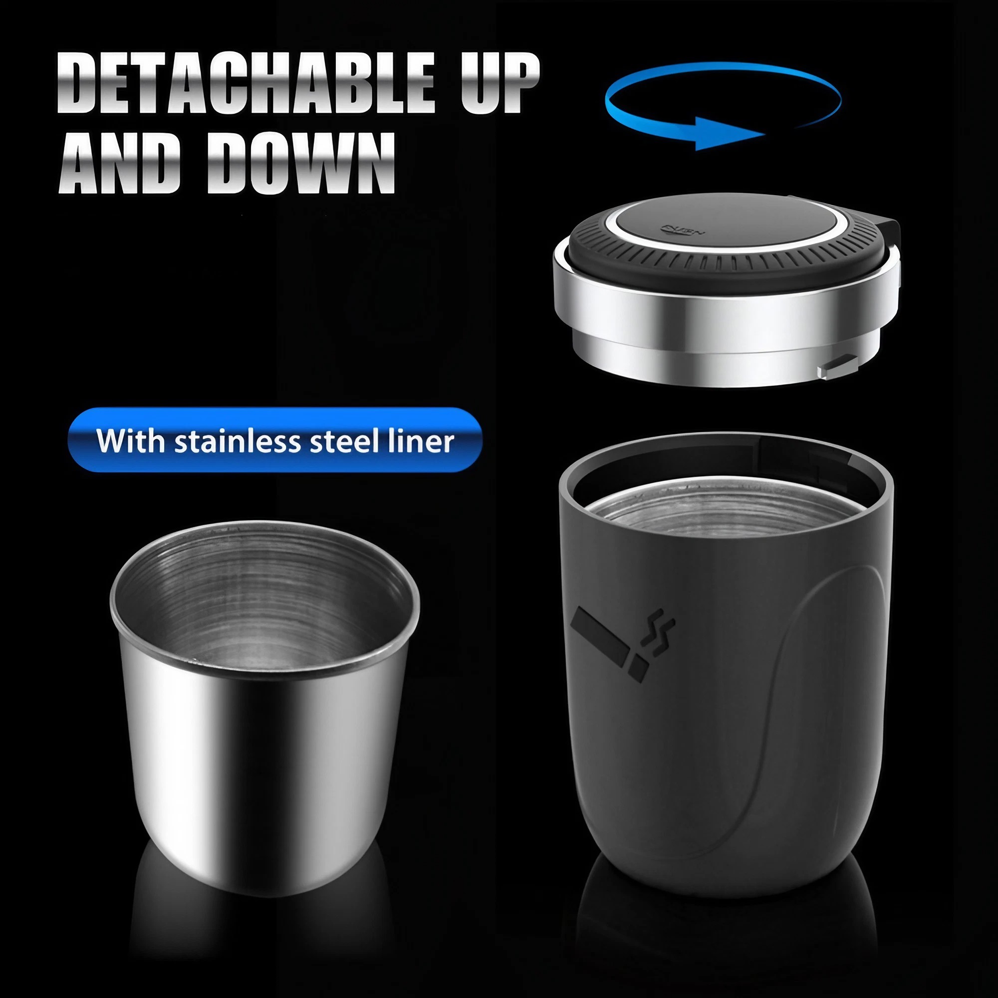 Auto-Aschenbecher mit LED-Lich – Vape Decoration Bewertung und Preis