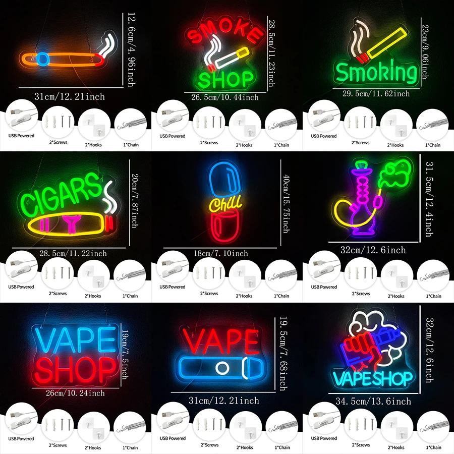 USB-LED-Werbedisplay für Rauch – Vaping Shop Bewertung und Preis